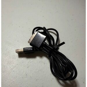 Black USB Charging Cable with 30 Pin Connector for Apple Devices